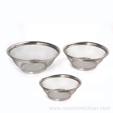 Stainless Steel Colander Kitchen Food Strainer Basket